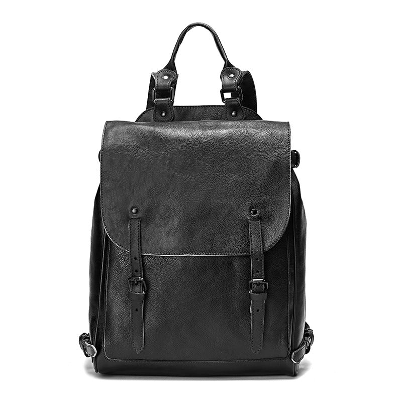 Fashion Leather Casual Business Men&#39;s Backpack