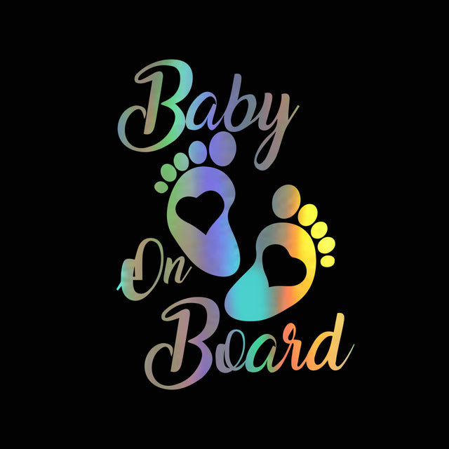 Baby On Board Warning Car Sticker