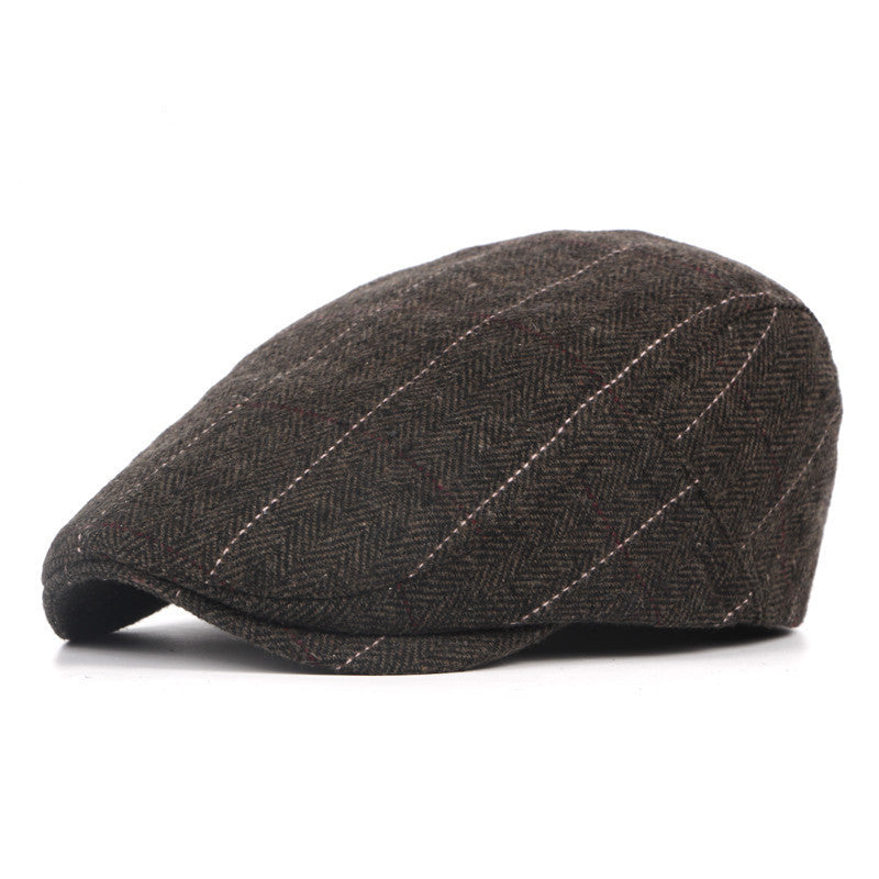 Hat Men&#39;s Middle-aged And Elderly Duck-tongue Forward Cap