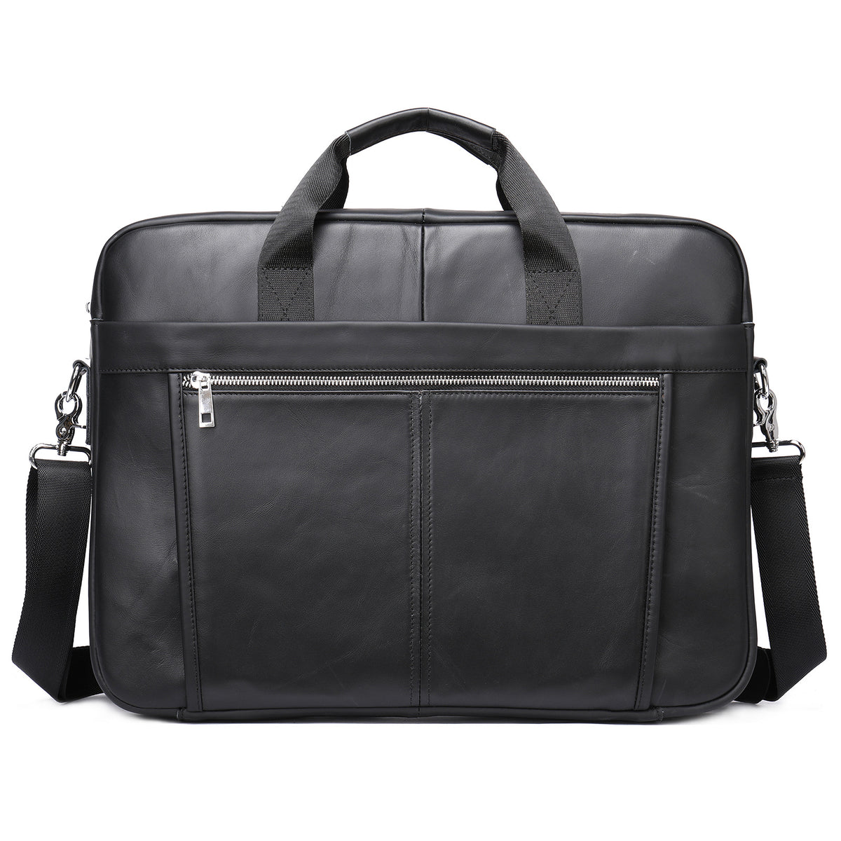 Men&#39;s Portable Briefcase Simple Diagonal Shoulder
