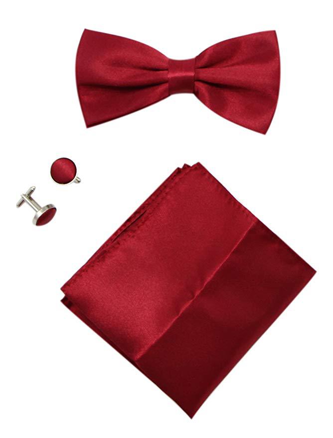 Men&#39;s Scarf And Bow Tie Three-Piece Suit