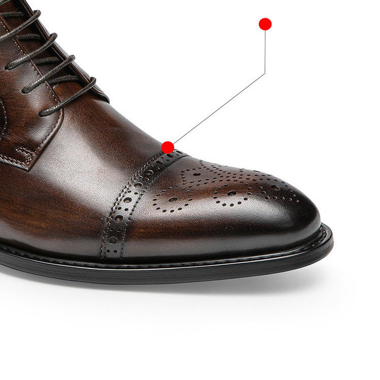 Men&#39;s Business Suit Leather  Boots