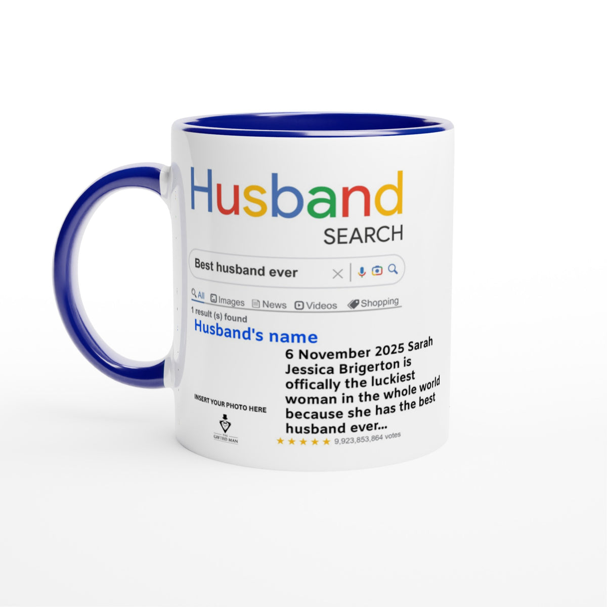 Personalized Husband Google Search Mug