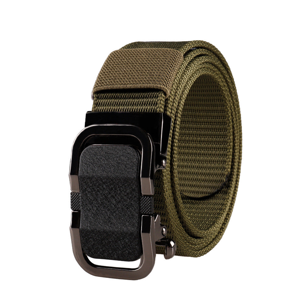 Men&#39;s Automatic Buckle Nylon Belt Outdoor Leisure