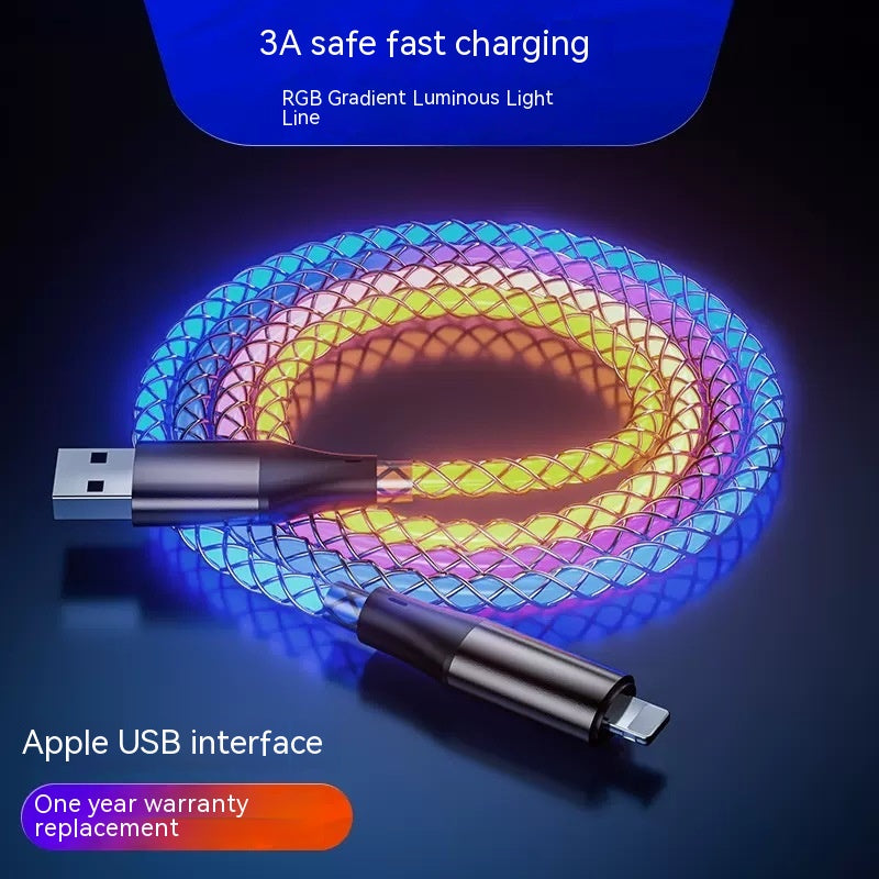 6A Colorful Illuminating Data Cable
