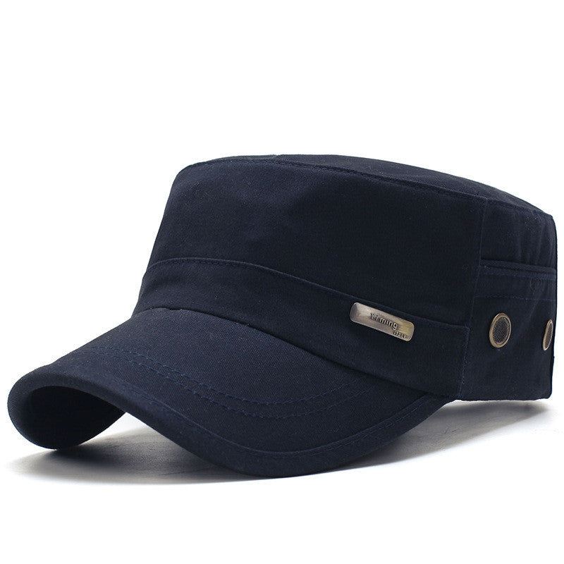 Men&#39;s Outdoor Casual Breathable Flat Top Hat