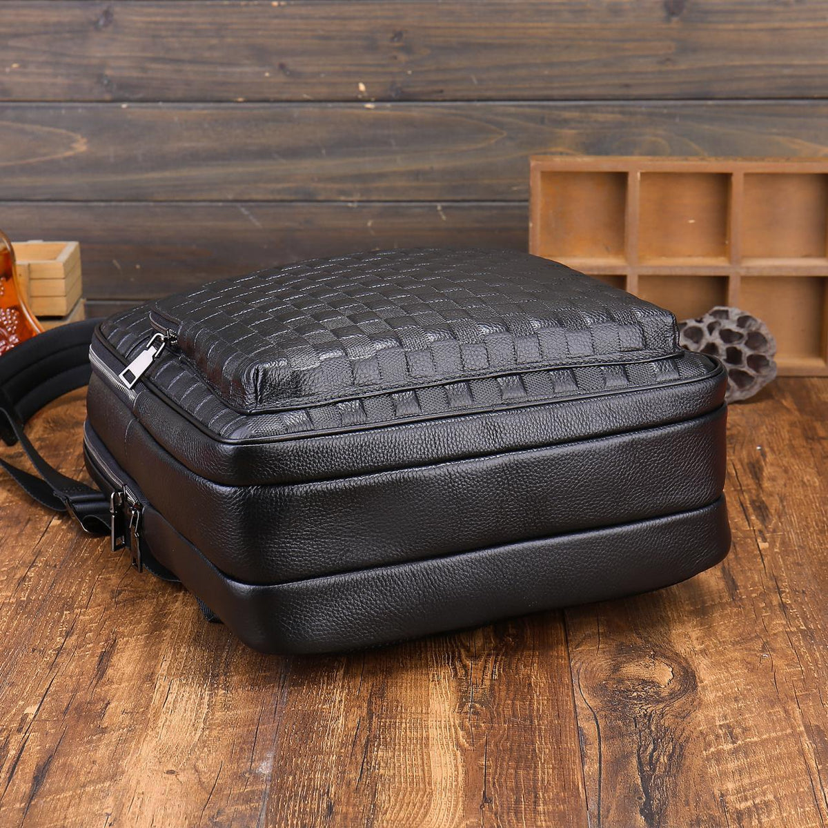 Large Capacity Genuine Leather Fashion High-grade Men&#39;s Bag