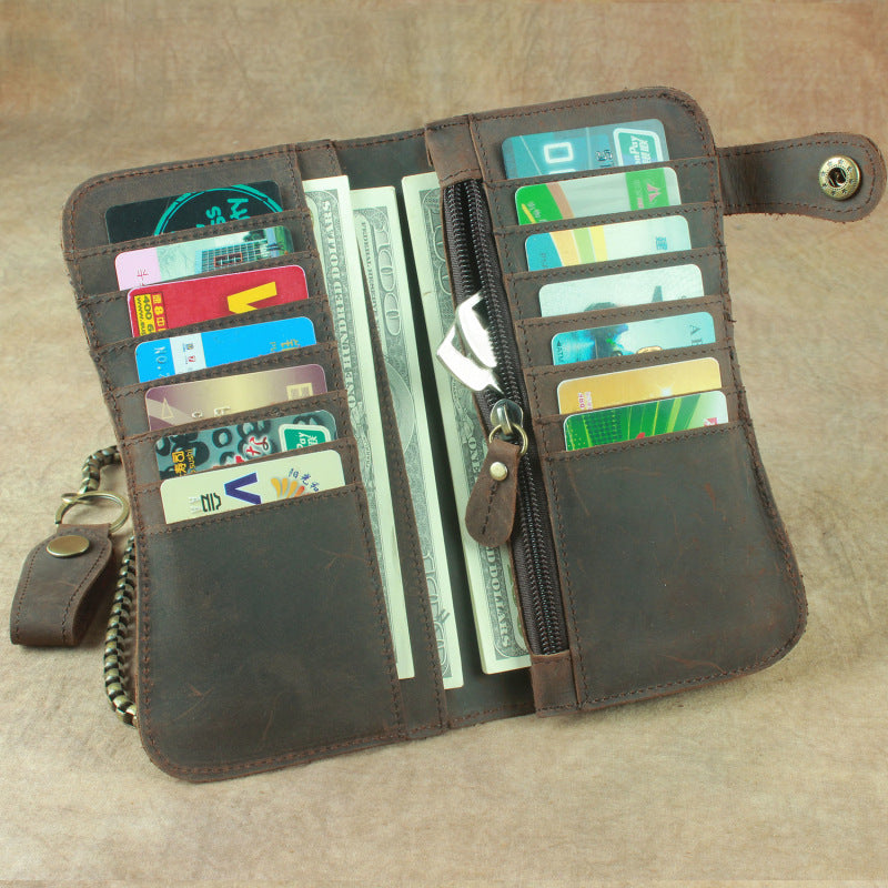 Horseskin Men&#39;s Bag Keyring Purse