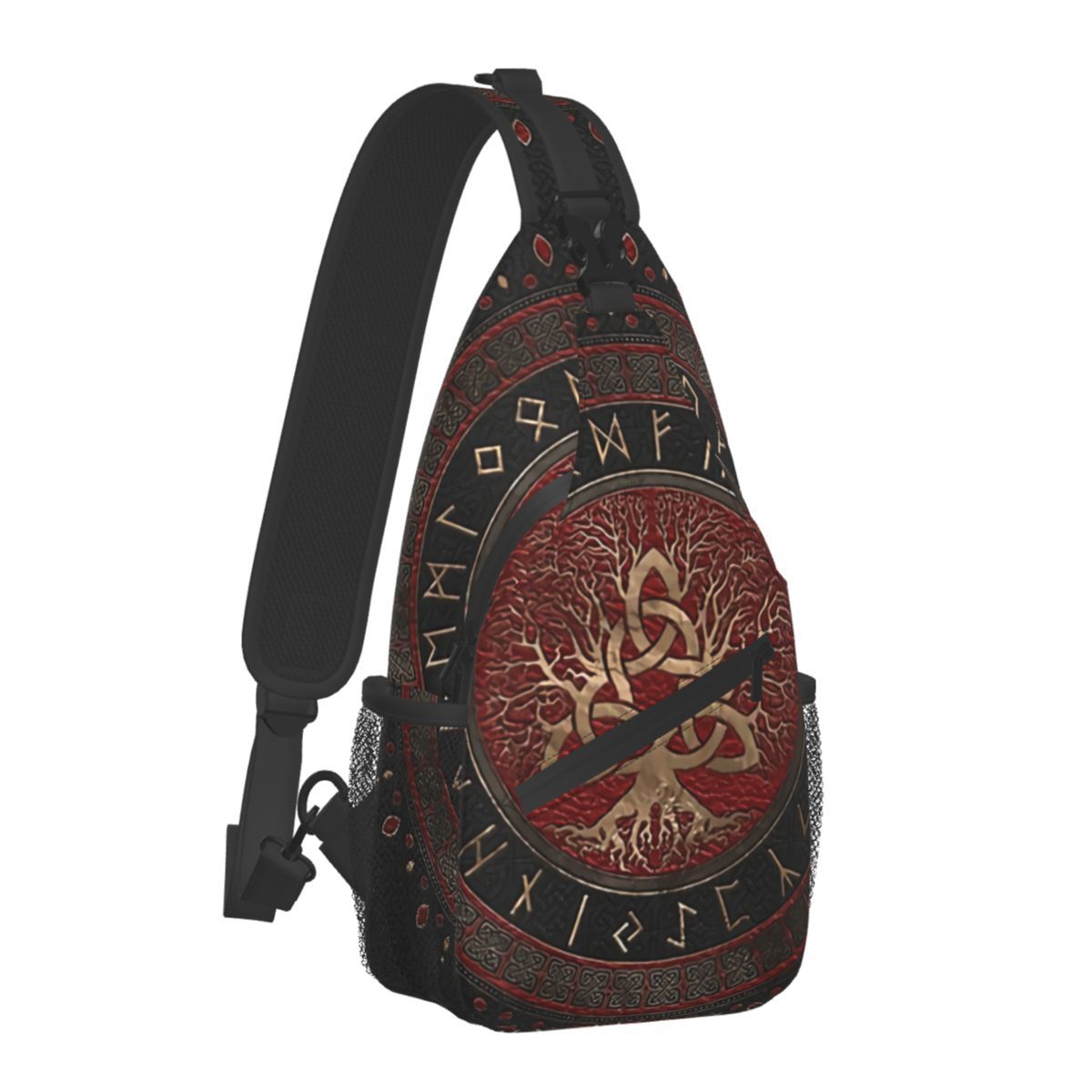Norse Mythology Viking Crossbody Bag Sports Tree Of Life