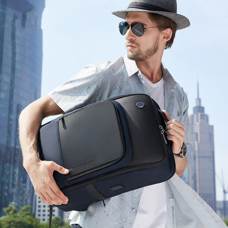 New Men&#39;s Computer Backpack  High-end Business And Large Capacity