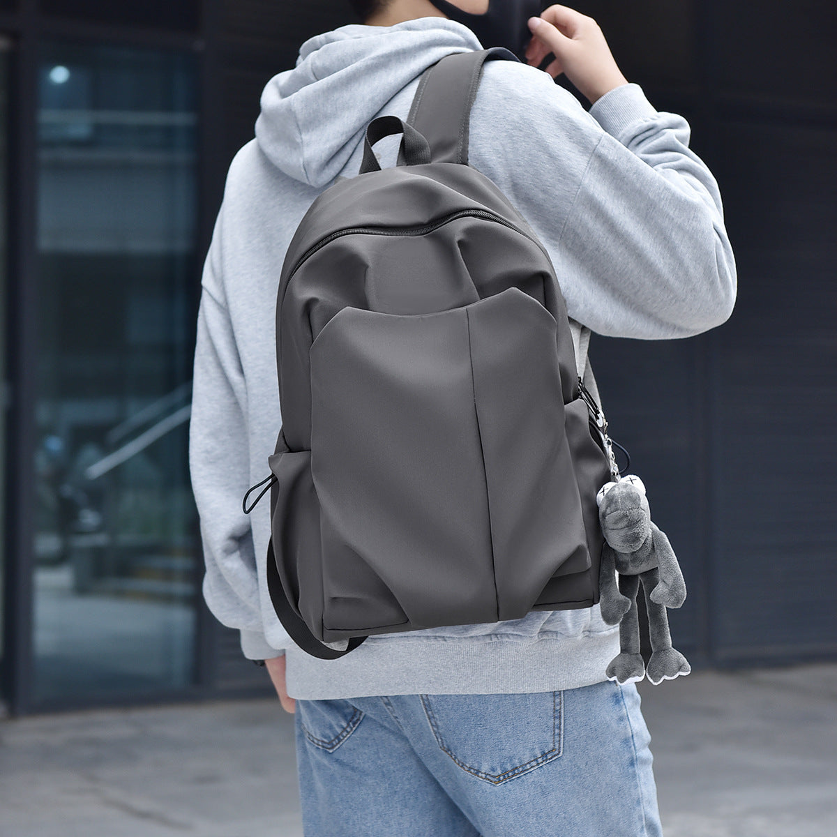 Casual Simple Large Capacity Men&#39;s Japanese Fashion Trendy Backpack