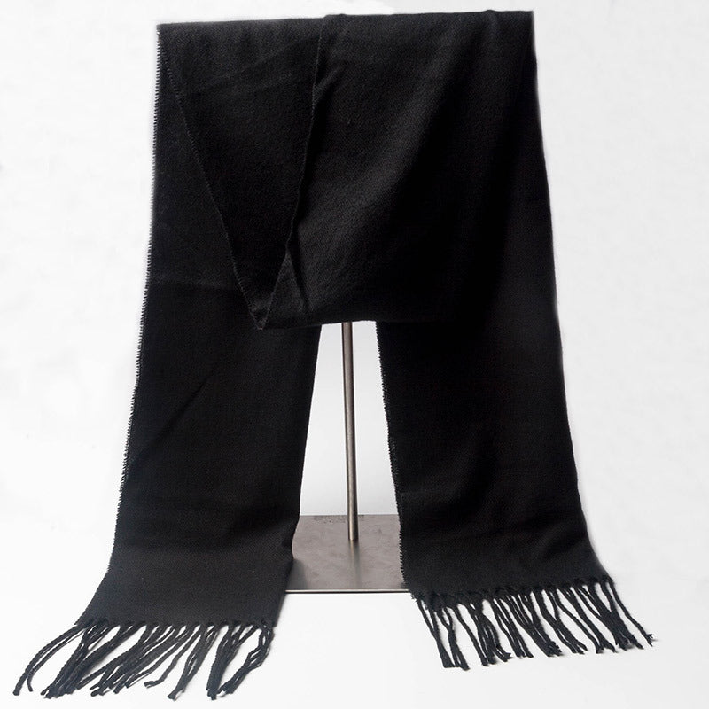 Men&#39;s Fashion Simple Thickened Imitation Cashmere Scarf
