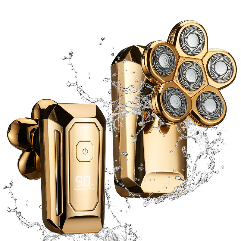 Golden Shaver Electric 6D LCD Digital Display Waterproof