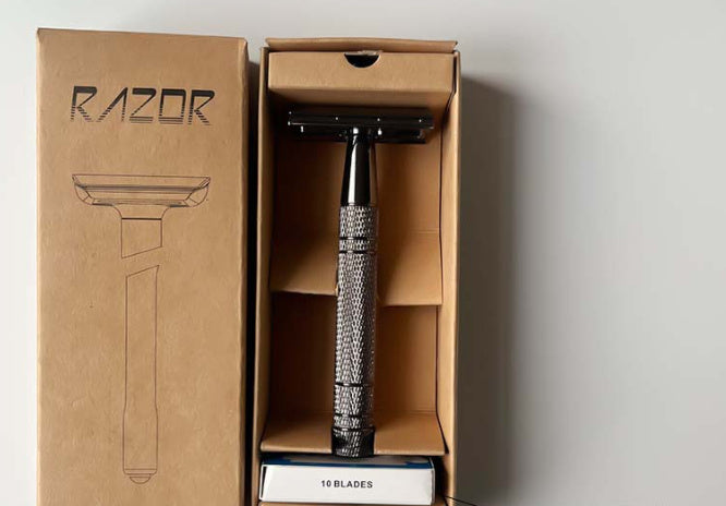 Old-Fashioned Manual Double-Sided Shaving Razor