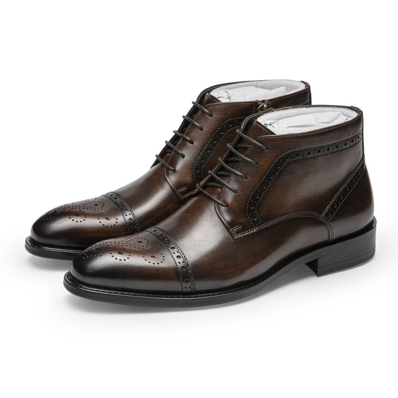 Men&#39;s Business Suit Leather  Boots
