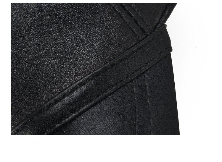 Men&#39;s Sheepskin Light Board Baseball Hat