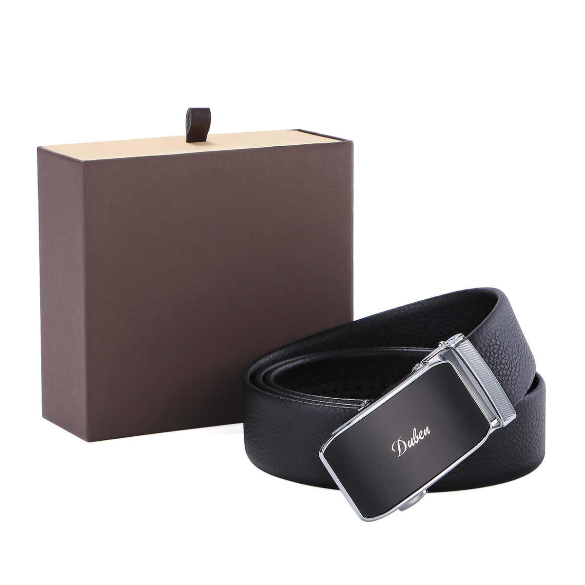 Fashion Automatic Buckle Leather Men&#39;s Belt