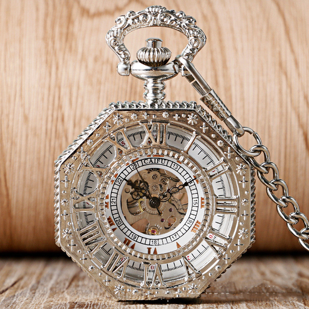 Mechanical Pocket Watch Retro Men&#39;s And Women&#39;s Watch