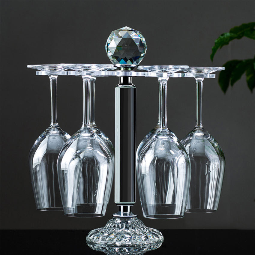 Household Crystal Wine Glass Holder Upside Down Wine Glass Holder