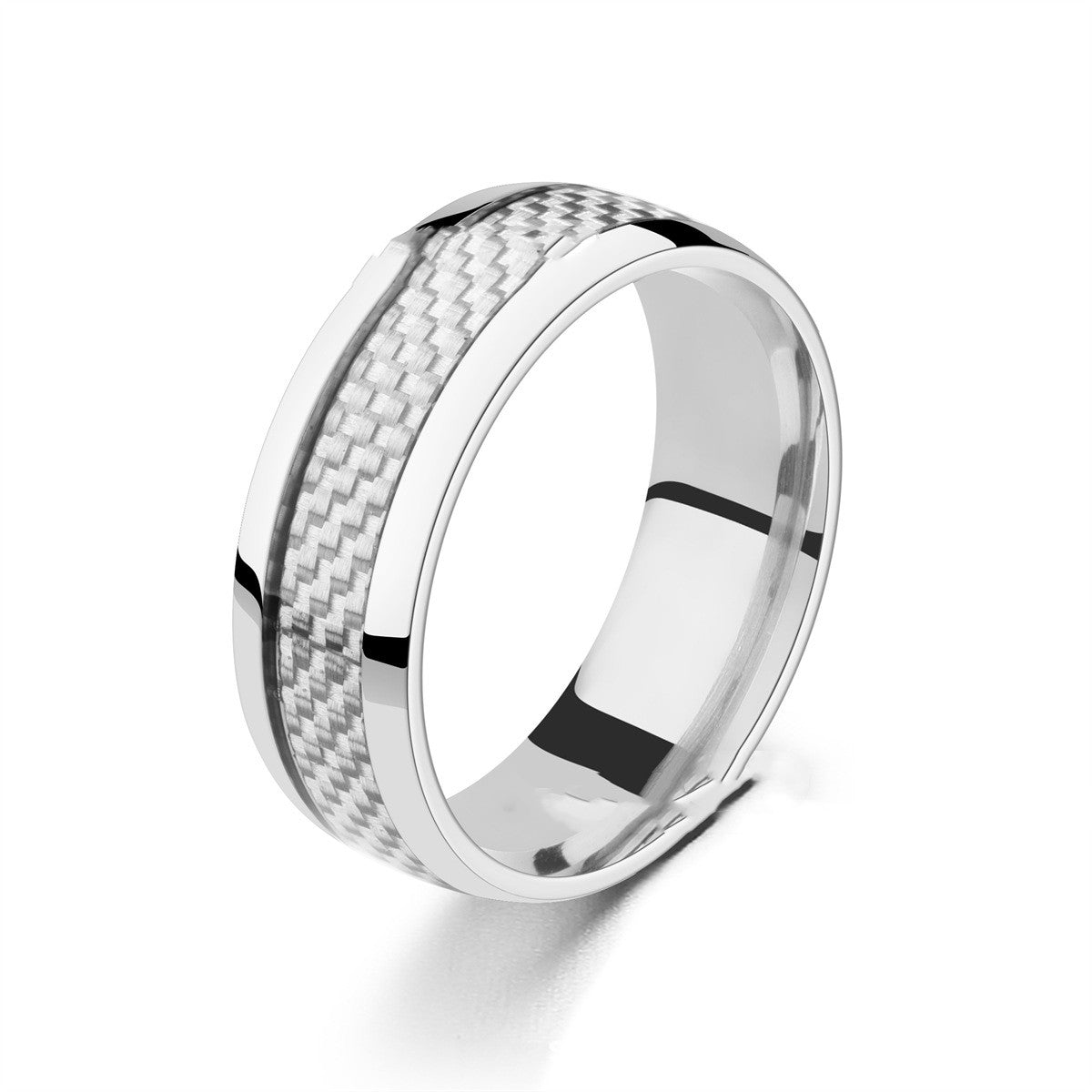 Men&#39;s Fashion Carbon Fiber Ring