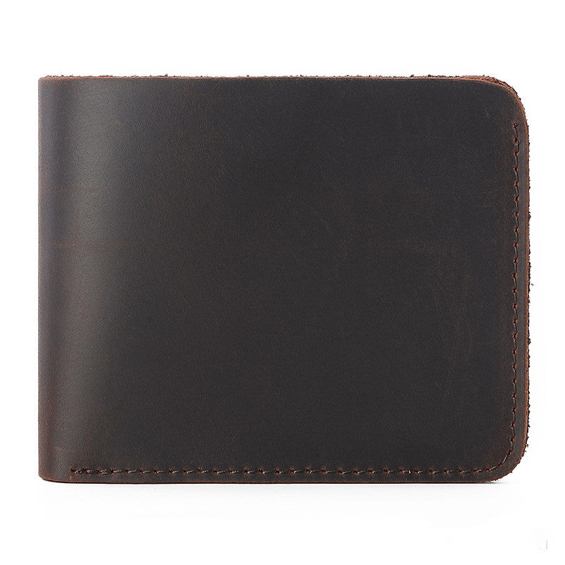 Men&#39;s New First Layer Cowhide Retro Wallet