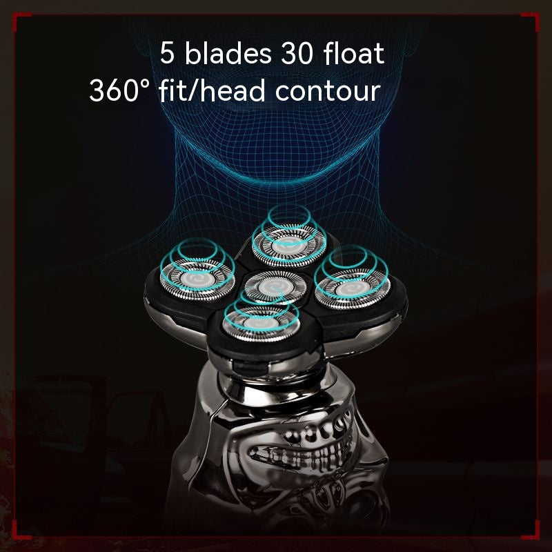 Multifunctional Skull Bald Hair Clipper Shaver