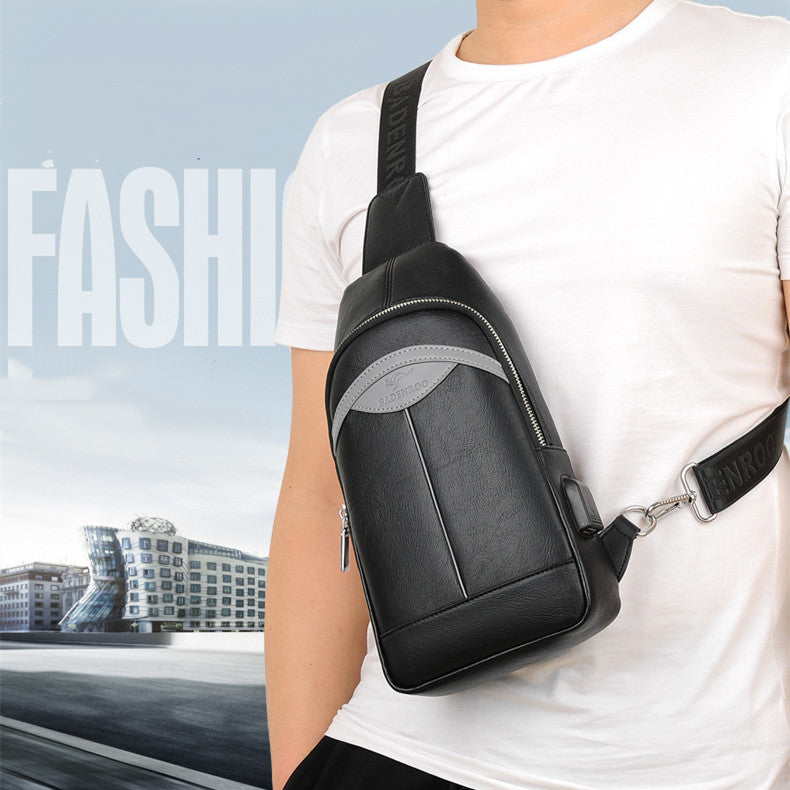 Men&#39;s Chest Bag Sports Messenger Shoulder