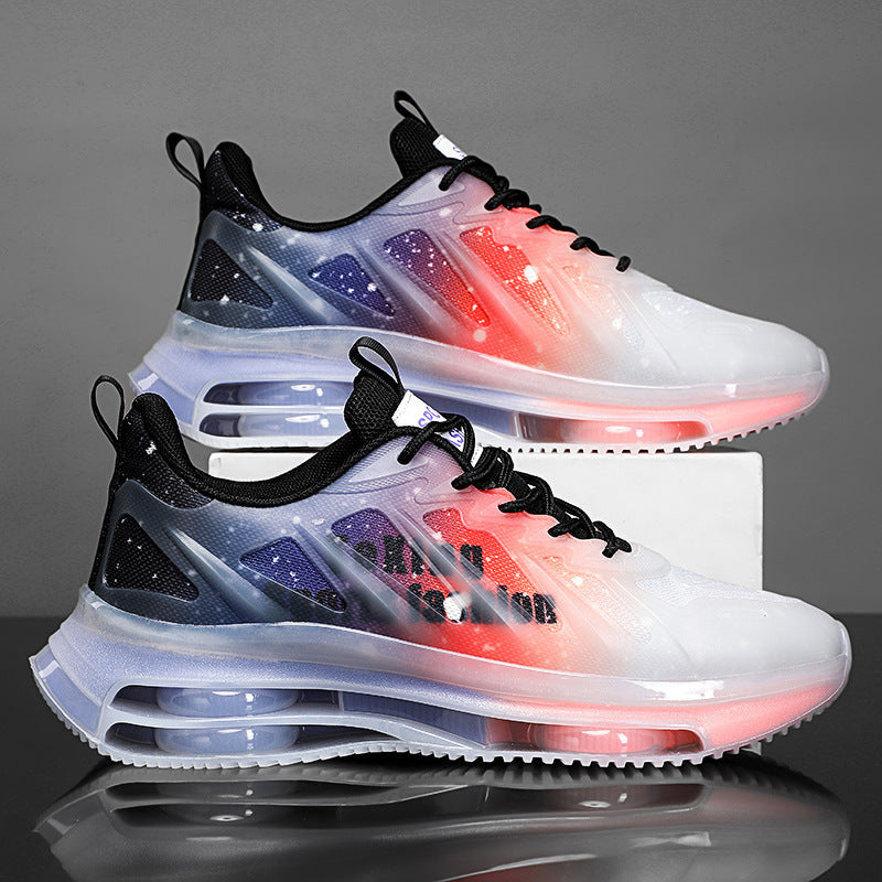 New Trendy All-match Sports And Leisure Running Men&#39;s Heightened Daddy Shoes