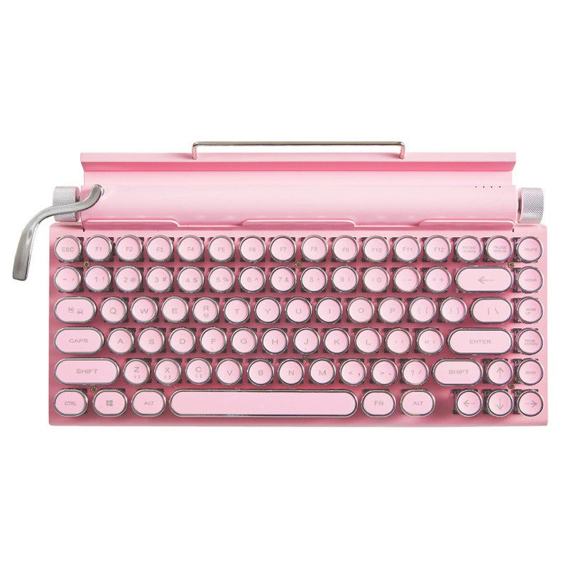 Vintage Bluetooth Mechanical Keyboard Punk Dot