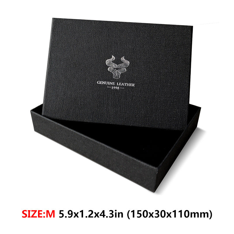 Leather men&#39;s wallet coin purse