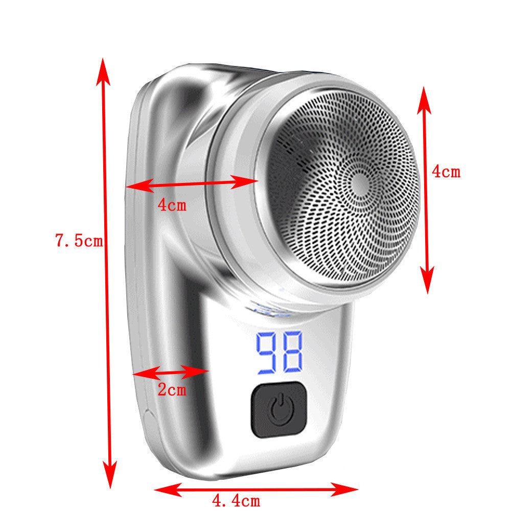 Mini Portable Digital Display Electric Shaver