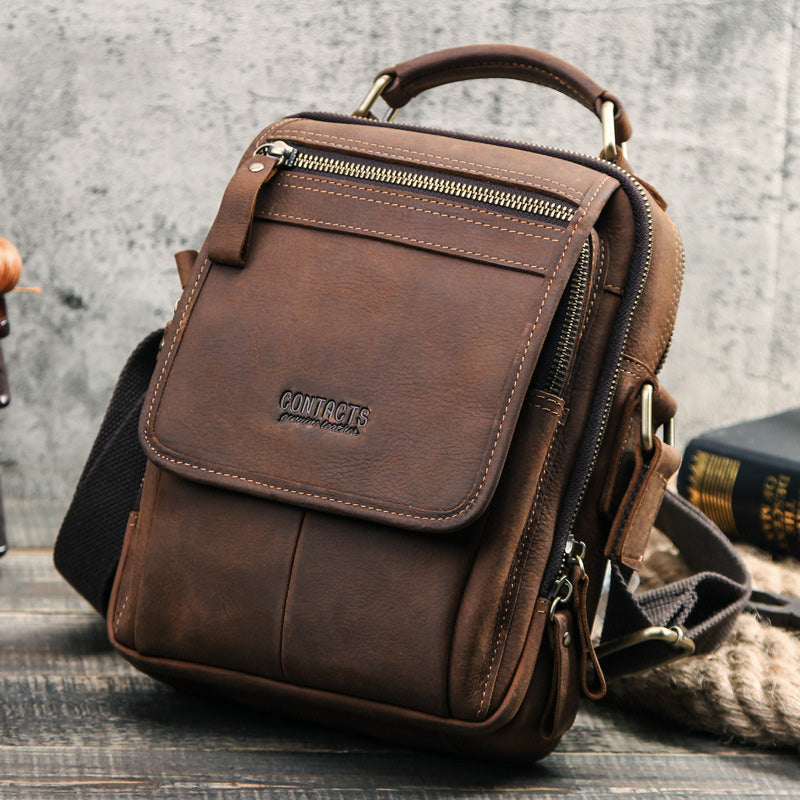 Men&#39;s Crossbody Bag European And American Trend Men&#39;s Shoulder Bag Cross-border Delivery