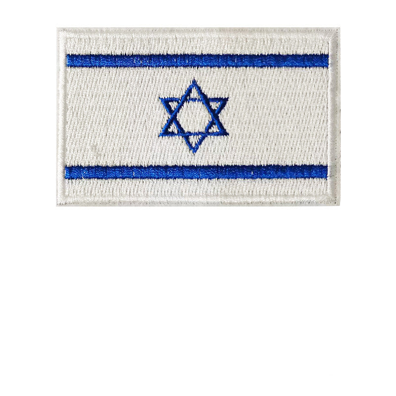 Embroidered National Flag Armband Hat Patch