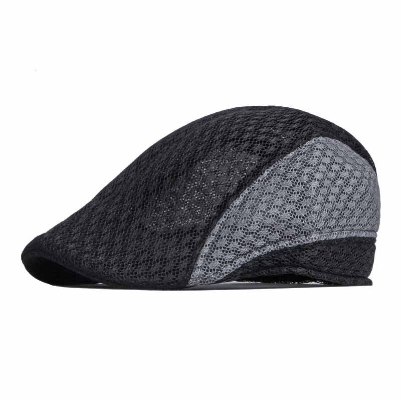 Fashionable And Simple Men&#39;s Hollow Mesh Polyester Cap