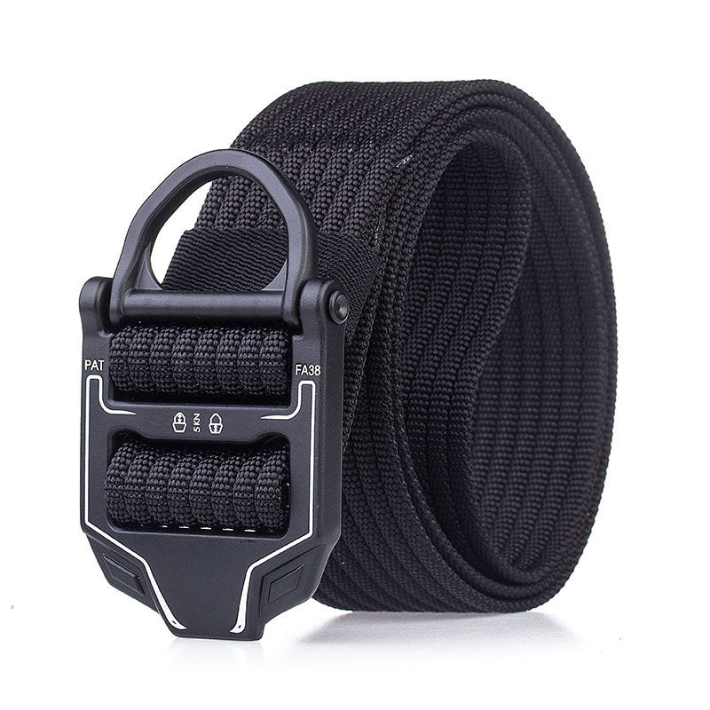 New Military Fan Outdoor Tactics Belt Men&#39;s Multi-functional Waist Seal Training Nylon Canvas Special Forces Belt
