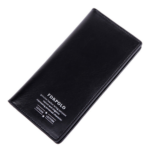 Men&#39;s Leather Multi-card Bi-fold Fashion Wallet