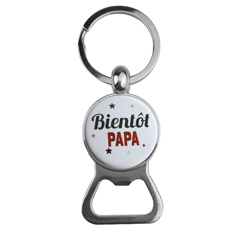 Ornaments Time Gemstone Bottle Opener Keychain