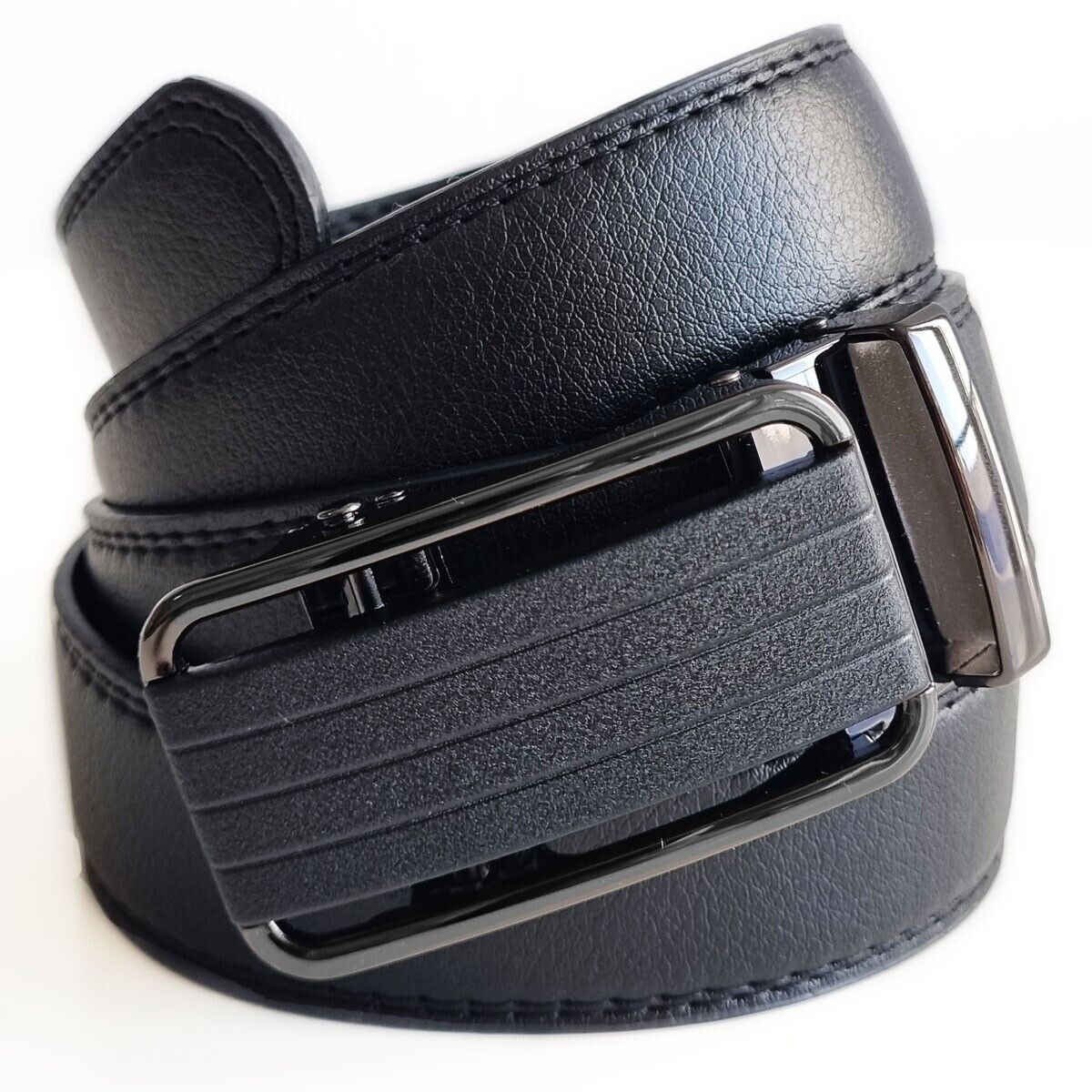 Men&#39;s Ratchet Belt Leather Mens Belt With Slide Buckle Ratchet Belts For Men USA