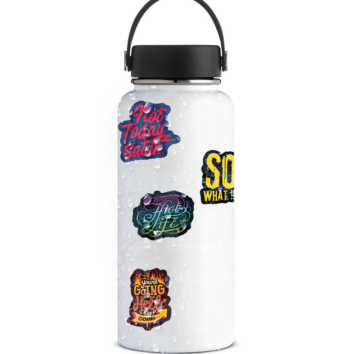 New Inspirational Graffiti Text Sticker