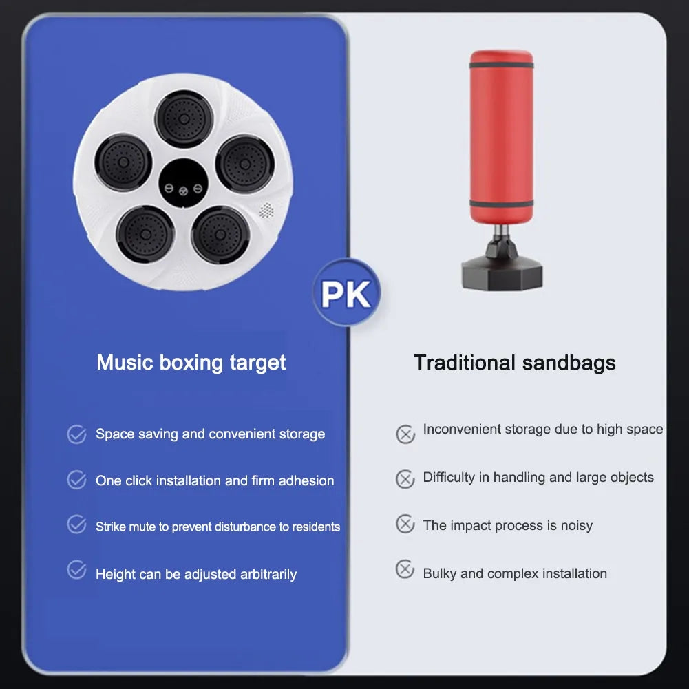 Home Children&#39;s Smart Music Boxing Machine Sports Fitness Equipment