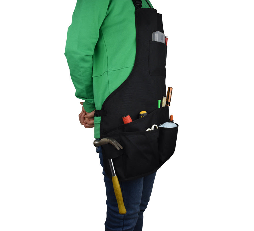 Tool Apron Multi Pocket Cleaning Waist Bag Bib