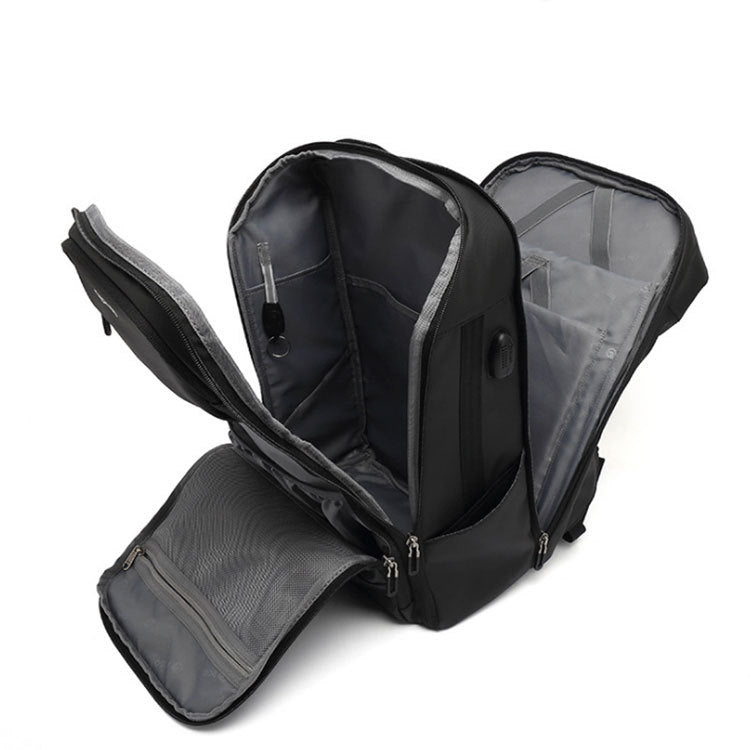 Backpack Men&#39;s Casual Large-capacity Multi-function Computer Bag Customized Outdoor Travel Bag