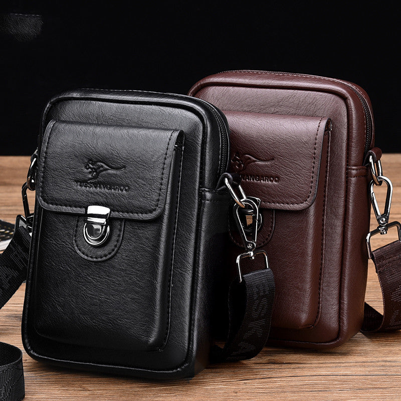 Men&#39;s Fashion Casual Mobile Phone Bag Messenger Bag