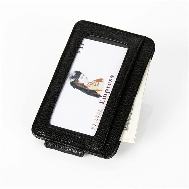 Men&#39;s Fashion Portable Magnetic Closure Card Holder Wallet