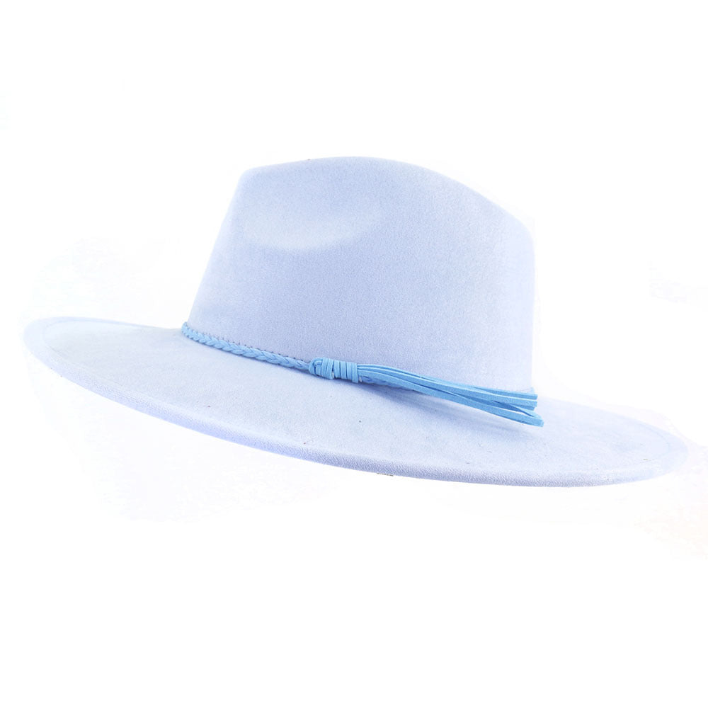 Men&#39;s Lady Couple Broad-brimmed Hat Flat Edge Gentlemen&#39;s Hat