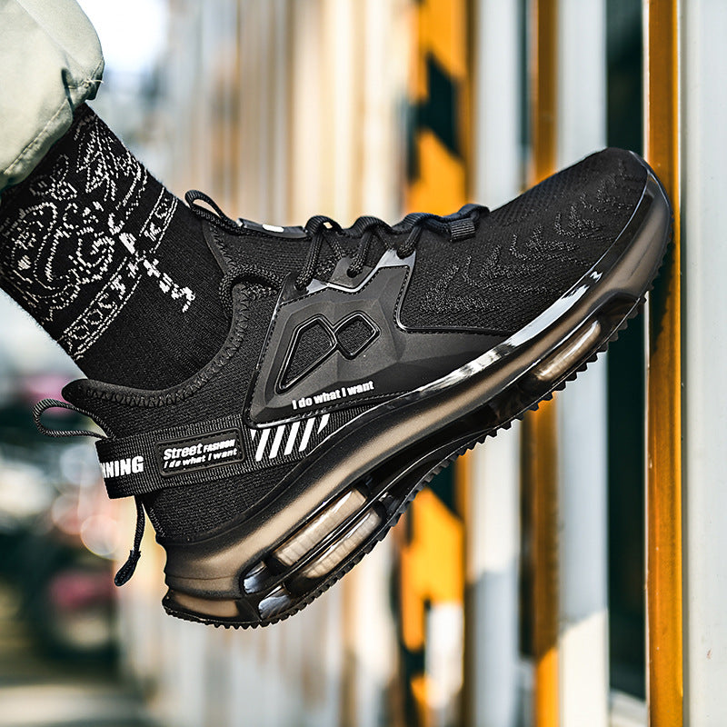 Coconut Popcorn Flying Shoes Mesh Breathable Leisure