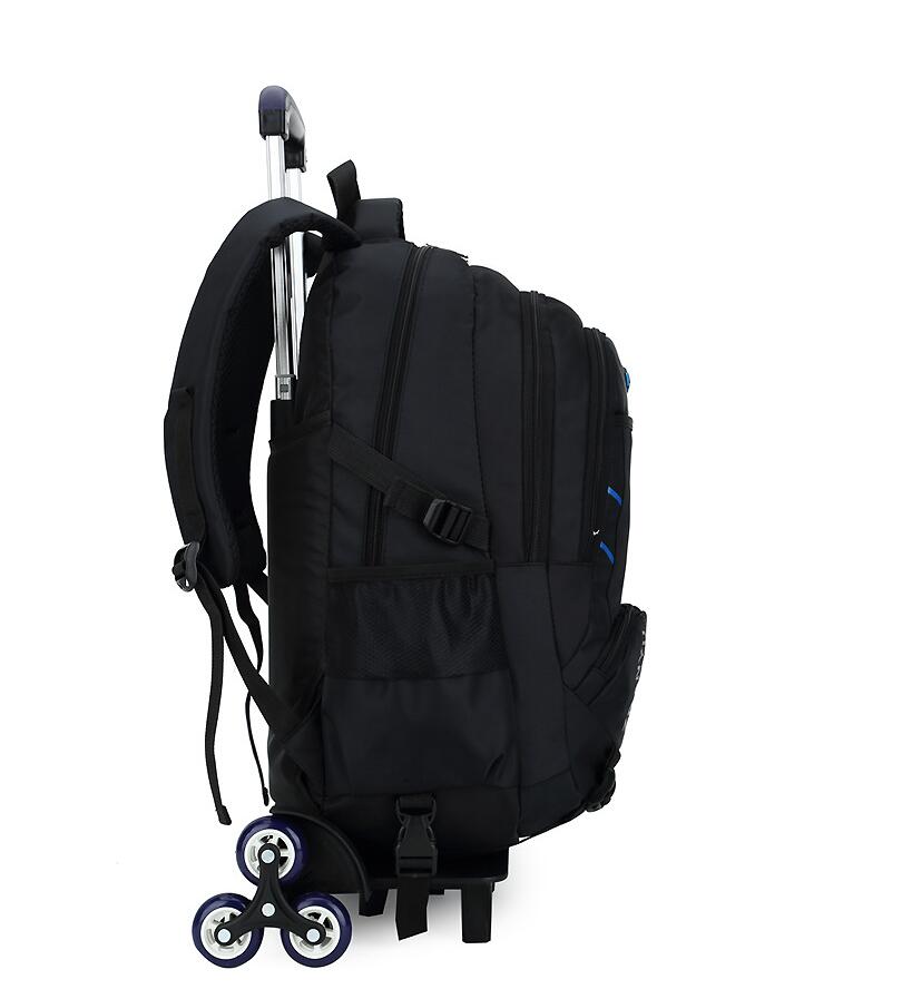 Lightweight Three Wheeled Children&#39;s Trolley School Bag