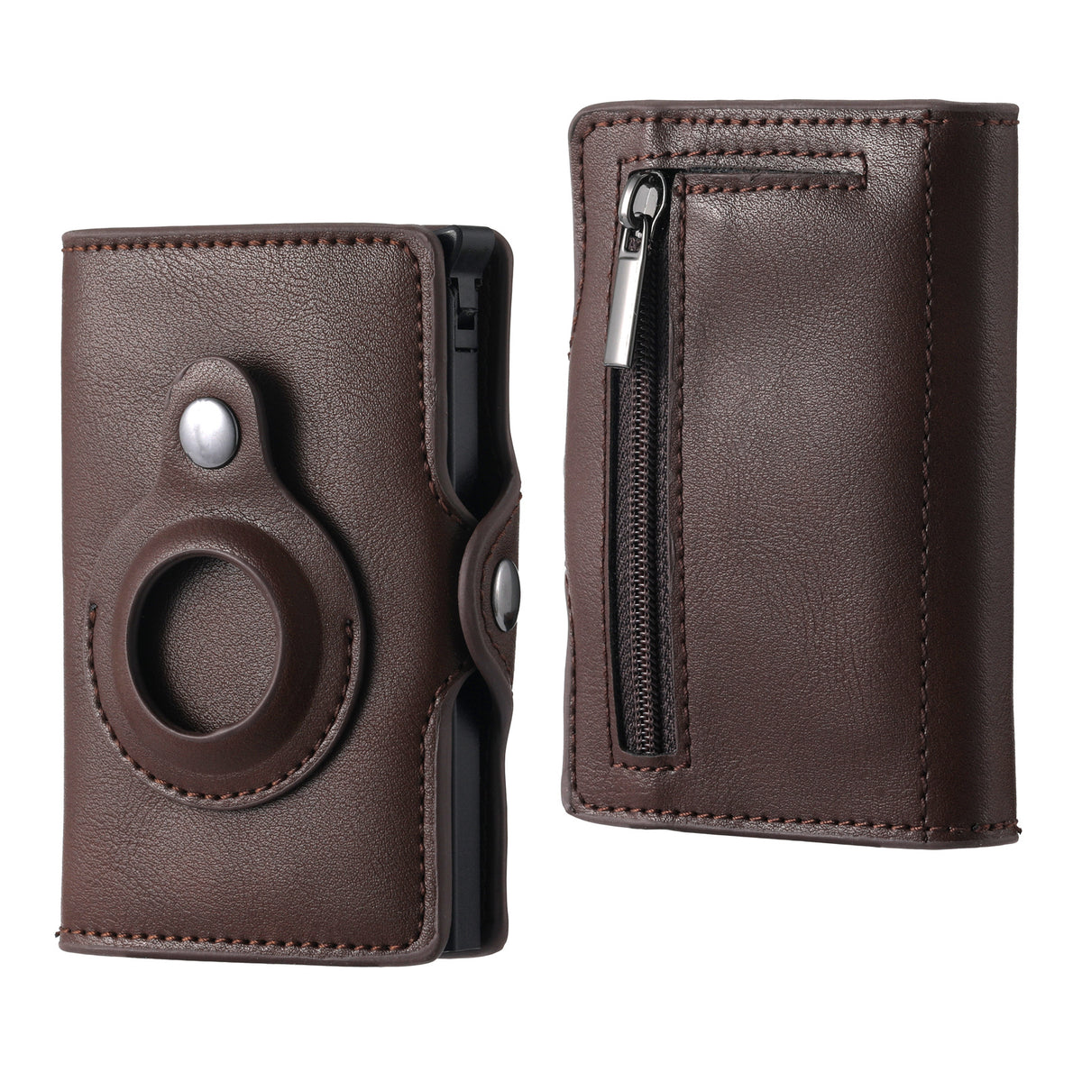 Men&#39;s Wallet Tracker Card Clamp Metal Card Holder