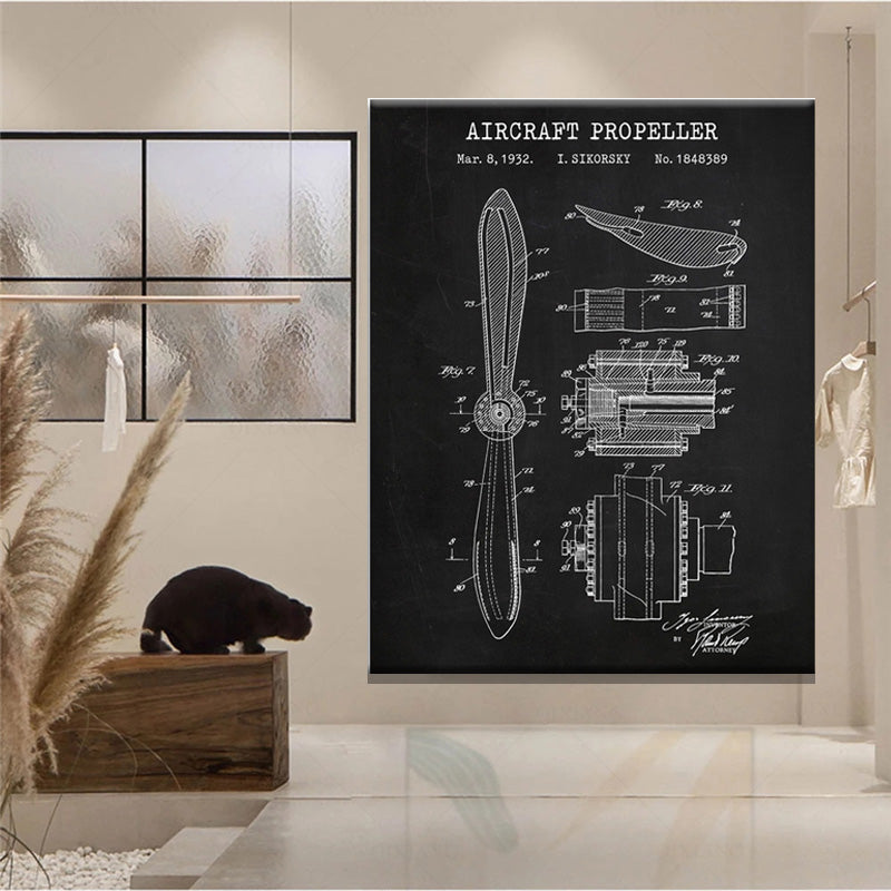 Abstract Art Living Room Kitchen Canvas Painting