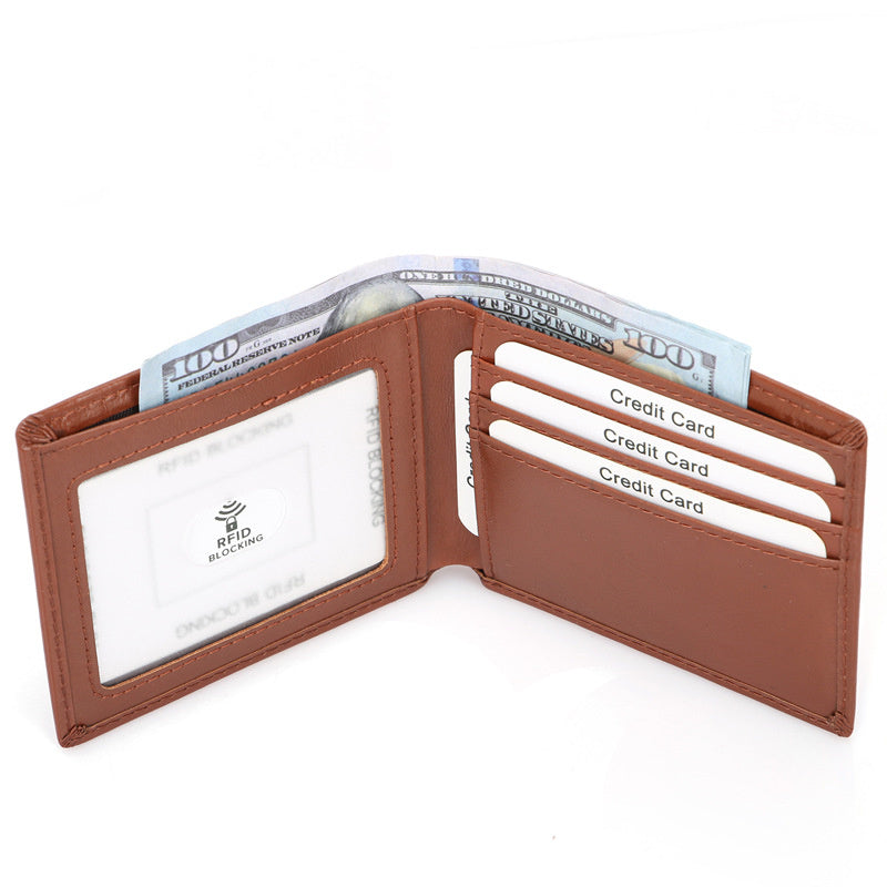 Men&#39;s Wallet Made Of Crazy Horse Leather